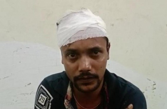 Teliamura: Auto driver injured in a wild elephant attack in Malakar Basti area Teliamura: Auto driver injured in a wild elephant attack in Malakar Basti area